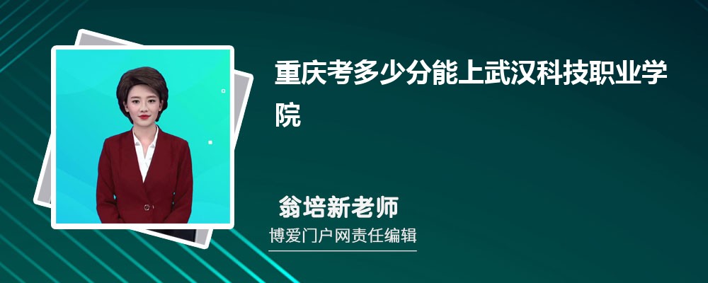 重庆考多少分能上武汉科技职业学院 附-录取分数线